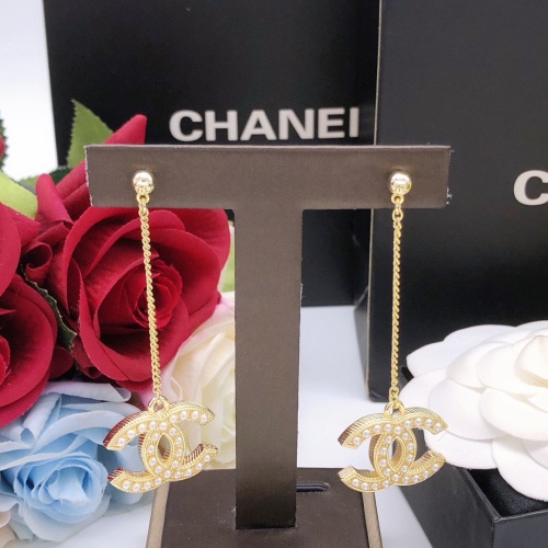 Replica Chanel Earrings For Women #1238565 $29.00 USD for Wholesale