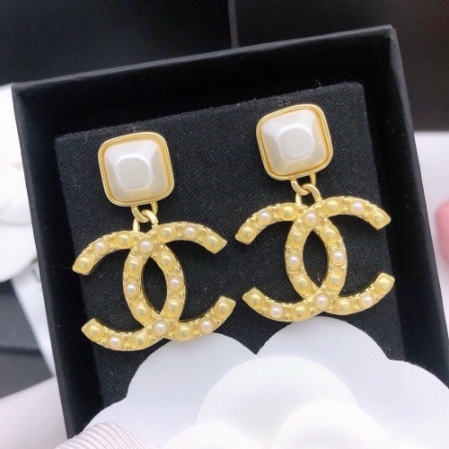 Replica Chanel Earrings For Women #1238568 $29.00 USD for Wholesale