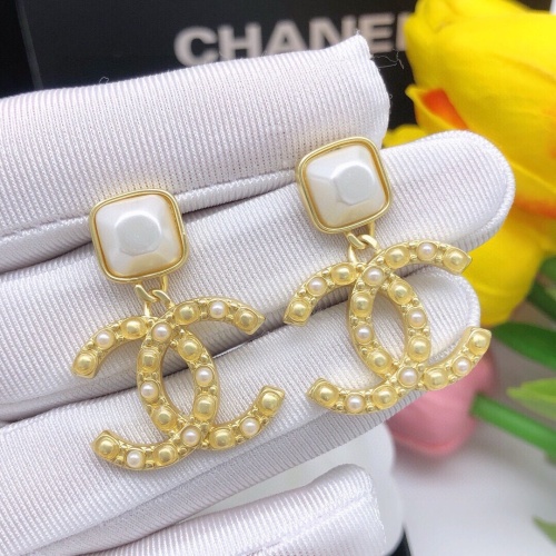 Replica Chanel Earrings For Women #1238568 $29.00 USD for Wholesale