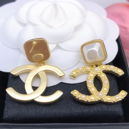 Replica Chanel Earrings For Women #1238568 $29.00 USD for Wholesale