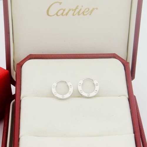 Cartier Earrings For Women #1238633 $25.00 USD, Wholesale Replica Cartier Earrings