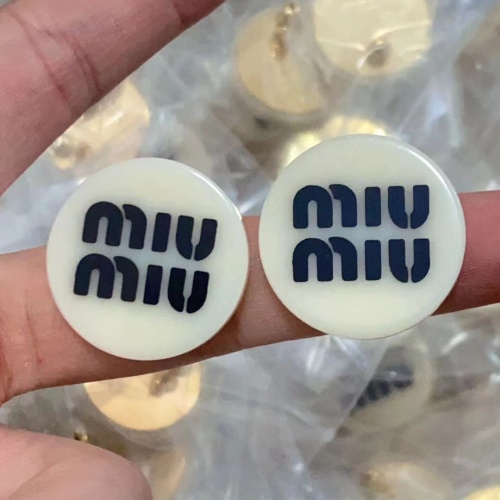 MIU MIU Earrings For Women #1238636 $25.00 USD, Wholesale Replica MIU MIU Earrings