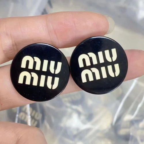 MIU MIU Earrings For Women #1238638 $25.00 USD, Wholesale Replica MIU MIU Earrings