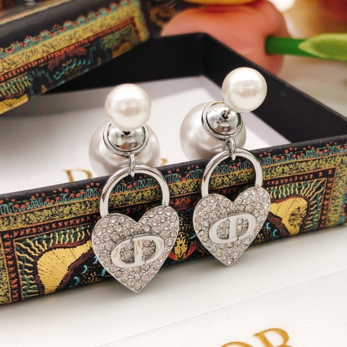 Replica Christian Dior Earrings For Women #1238673 $27.00 USD for Wholesale