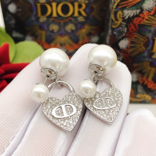 Replica Christian Dior Earrings For Women #1238673 $27.00 USD for Wholesale