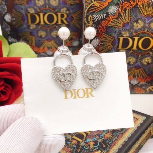 Replica Christian Dior Earrings For Women #1238673 $27.00 USD for Wholesale