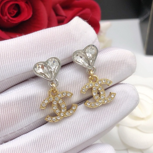 Replica Chanel Earrings For Women #1238677 $29.00 USD for Wholesale