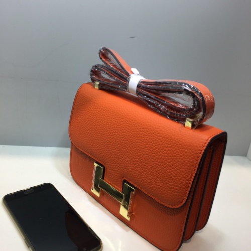 Replica Hermes AAA Quality Messenger Bags For Women #1238681 $92.00 USD for Wholesale