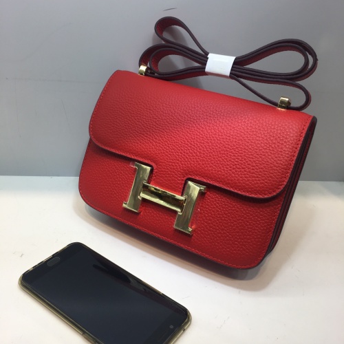 Replica Hermes AAA Quality Messenger Bags For Women #1238683 $92.00 USD for Wholesale