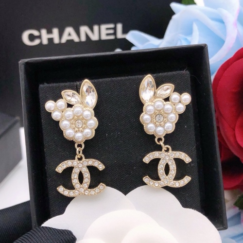 Replica Chanel Earrings For Women #1238690 $27.00 USD for Wholesale