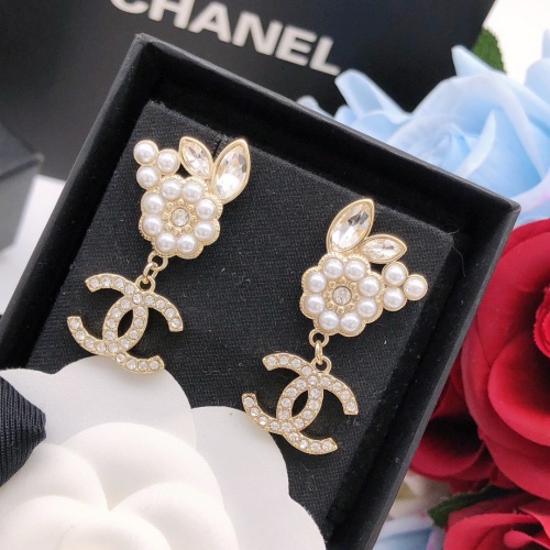 Replica Chanel Earrings For Women #1238690 $27.00 USD for Wholesale