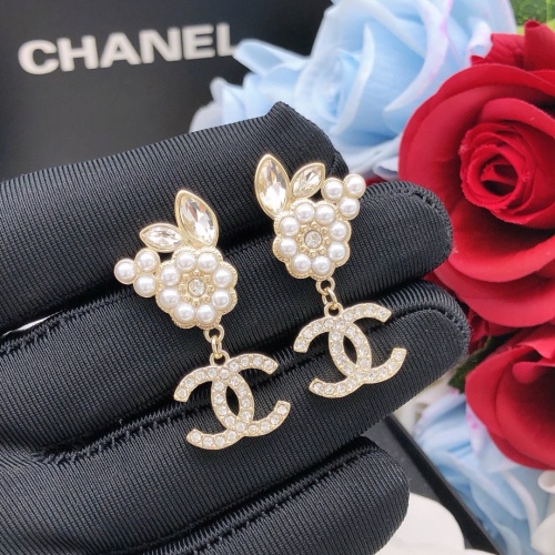 Replica Chanel Earrings For Women #1238690 $27.00 USD for Wholesale