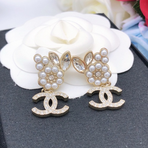 Replica Chanel Earrings For Women #1238690 $27.00 USD for Wholesale