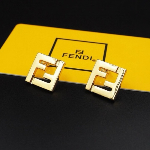 Fendi Earrings For Women #1238697 $25.00 USD, Wholesale Replica Fendi Earrings