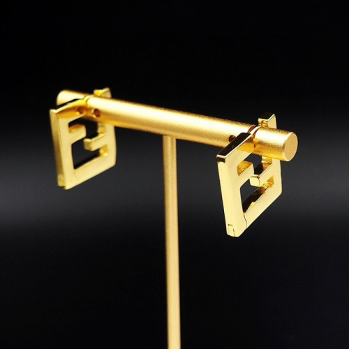 Replica Fendi Earrings For Women #1238698 $25.00 USD for Wholesale