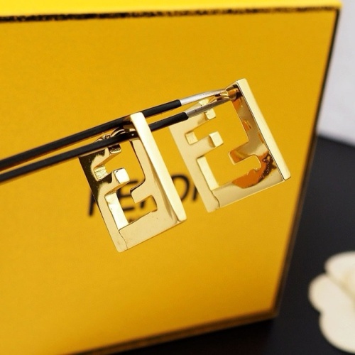 Replica Fendi Earrings For Women #1238698 $25.00 USD for Wholesale