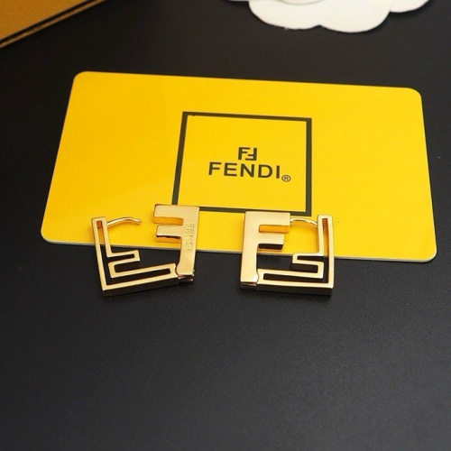 Fendi Earrings For Women #1238699 $25.00 USD, Wholesale Replica Fendi Earrings