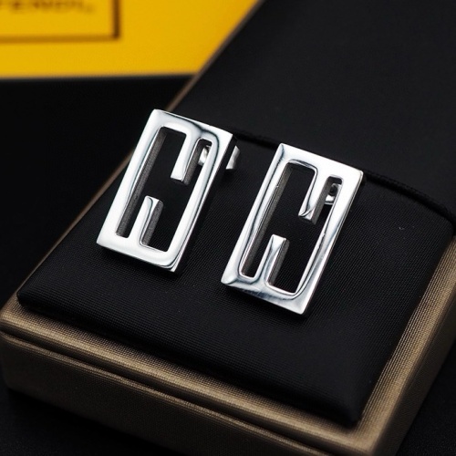 Fendi Earrings For Women #1238700 $23.00 USD, Wholesale Replica Fendi Earrings