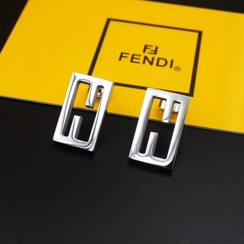 Replica Fendi Earrings For Women #1238700 $23.00 USD for Wholesale