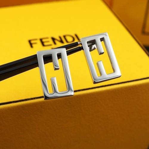 Replica Fendi Earrings For Women #1238700 $23.00 USD for Wholesale