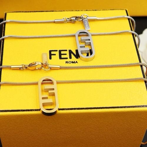 Replica Fendi Necklaces #1238727 $25.00 USD for Wholesale