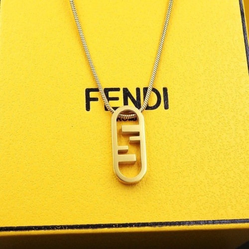 Replica Fendi Necklaces #1238727 $25.00 USD for Wholesale