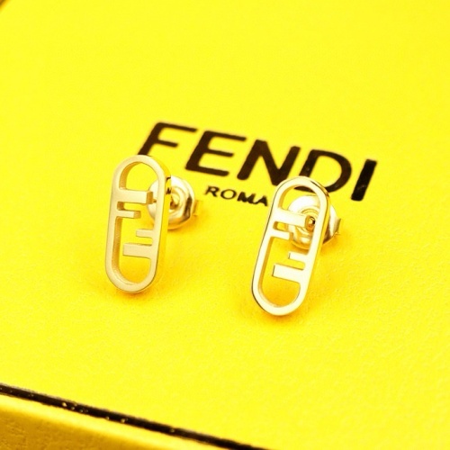 Fendi Earrings For Women #1238743 $23.00 USD, Wholesale Replica Fendi Earrings