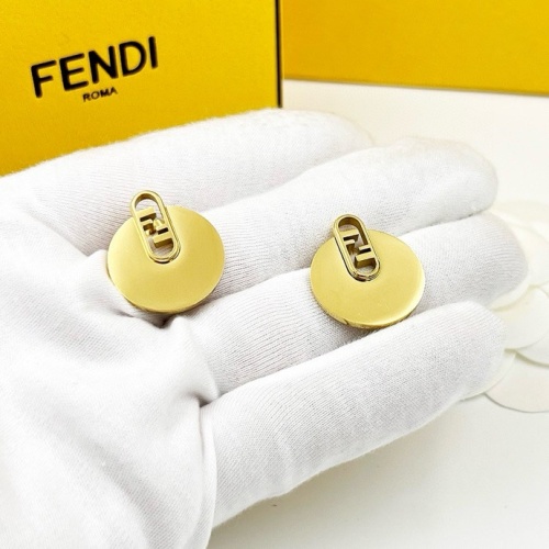 Fendi Earrings For Women #1238744 $25.00 USD, Wholesale Replica Fendi Earrings