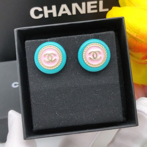 Replica Chanel Earrings For Women #1238752 $27.00 USD for Wholesale