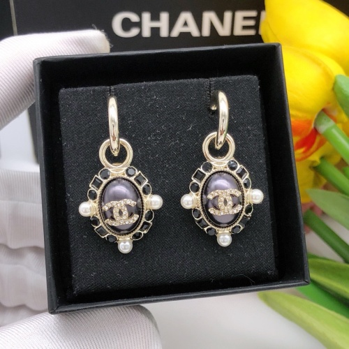 Replica Chanel Earrings For Women #1238753 $32.00 USD for Wholesale