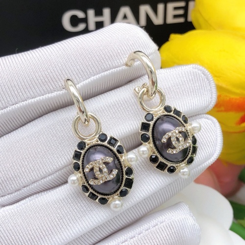 Replica Chanel Earrings For Women #1238753 $32.00 USD for Wholesale