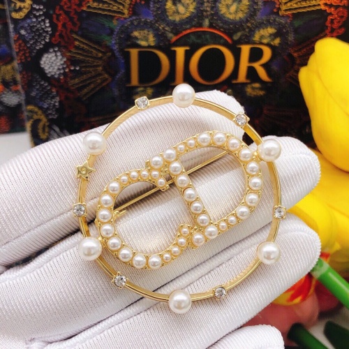 Replica Christian Dior Brooches For Women #1238766 $27.00 USD for Wholesale