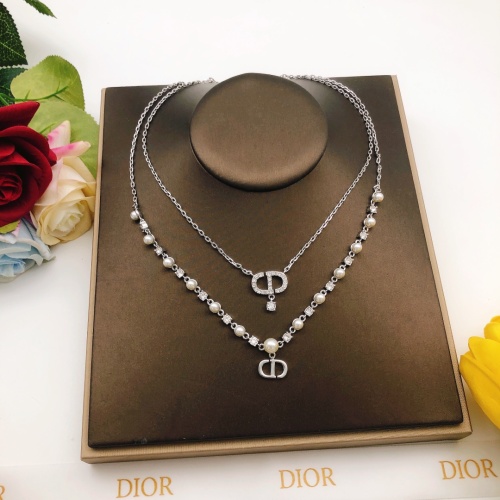 Replica Christian Dior Necklaces For Women #1238770 $36.00 USD for Wholesale