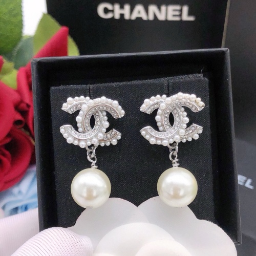 Replica Chanel Earrings For Women #1238813 $27.00 USD for Wholesale