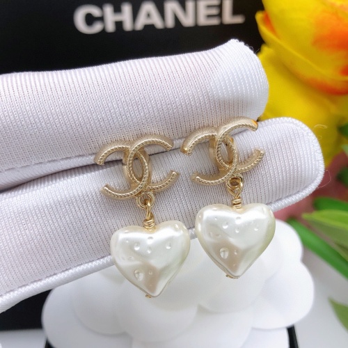 Replica Chanel Earrings For Women #1238815 $27.00 USD for Wholesale