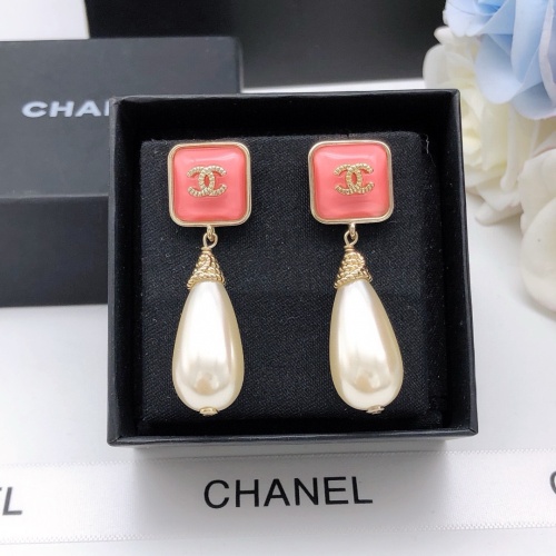 Replica Chanel Earrings For Women #1238821 $29.00 USD for Wholesale