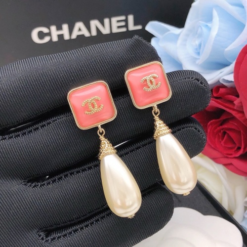 Replica Chanel Earrings For Women #1238821 $29.00 USD for Wholesale