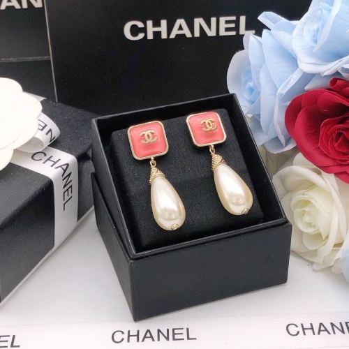 Replica Chanel Earrings For Women #1238821 $29.00 USD for Wholesale