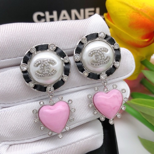 Replica Chanel Earrings For Women #1238831 $29.00 USD for Wholesale