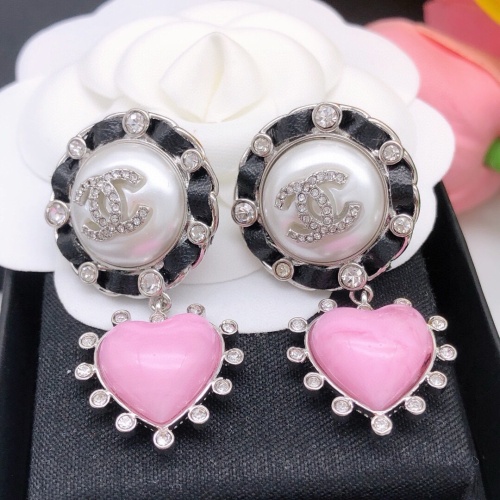 Replica Chanel Earrings For Women #1238831 $29.00 USD for Wholesale