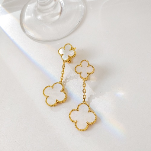 Replica Van Cleef & Arpels Earrings For Women #1238903 $60.00 USD for Wholesale