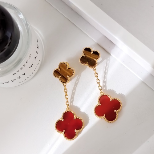 Van Cleef &amp; Arpels Earrings For Women #1238910 $72.00 USD, Wholesale Replica Van Cleef &amp; Arpels Earrings