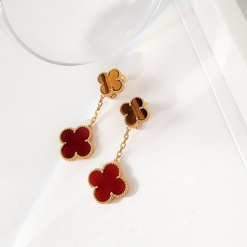 Replica Van Cleef & Arpels Earrings For Women #1238910 $72.00 USD for Wholesale