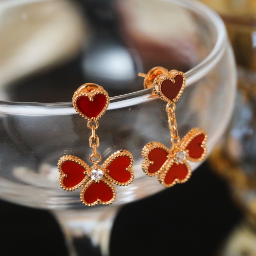 Replica Van Cleef & Arpels Earrings For Women #1238912 $72.00 USD for Wholesale