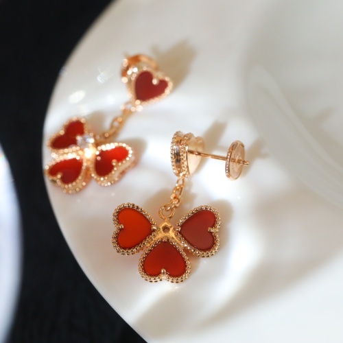 Replica Van Cleef & Arpels Earrings For Women #1238912 $72.00 USD for Wholesale