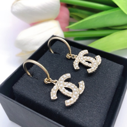 Replica Chanel Earrings For Women #1238914 $27.00 USD for Wholesale