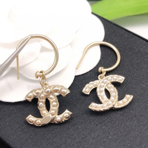 Replica Chanel Earrings For Women #1238914 $27.00 USD for Wholesale