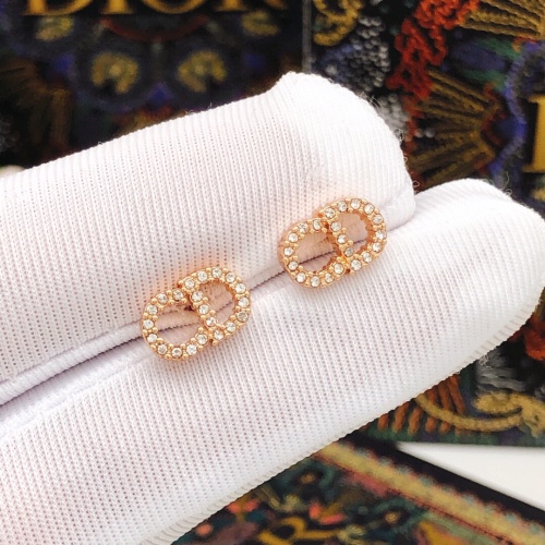 Replica Christian Dior Earrings For Women #1238926 $25.00 USD for Wholesale