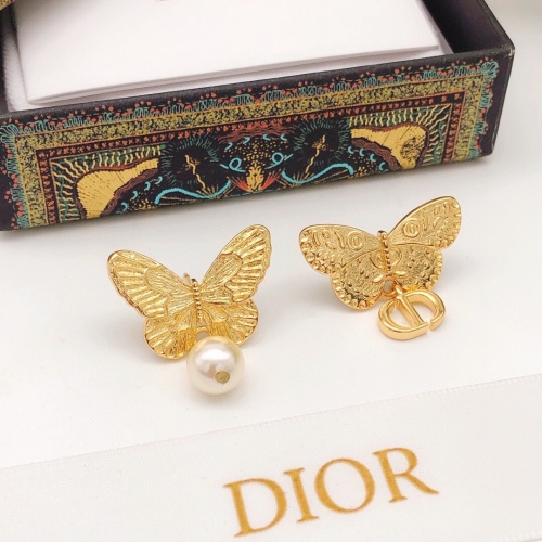 Replica Christian Dior Earrings For Women #1238927 $27.00 USD for Wholesale