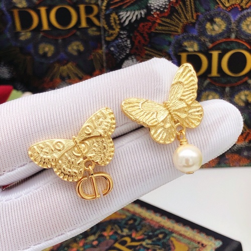 Replica Christian Dior Earrings For Women #1238927 $27.00 USD for Wholesale